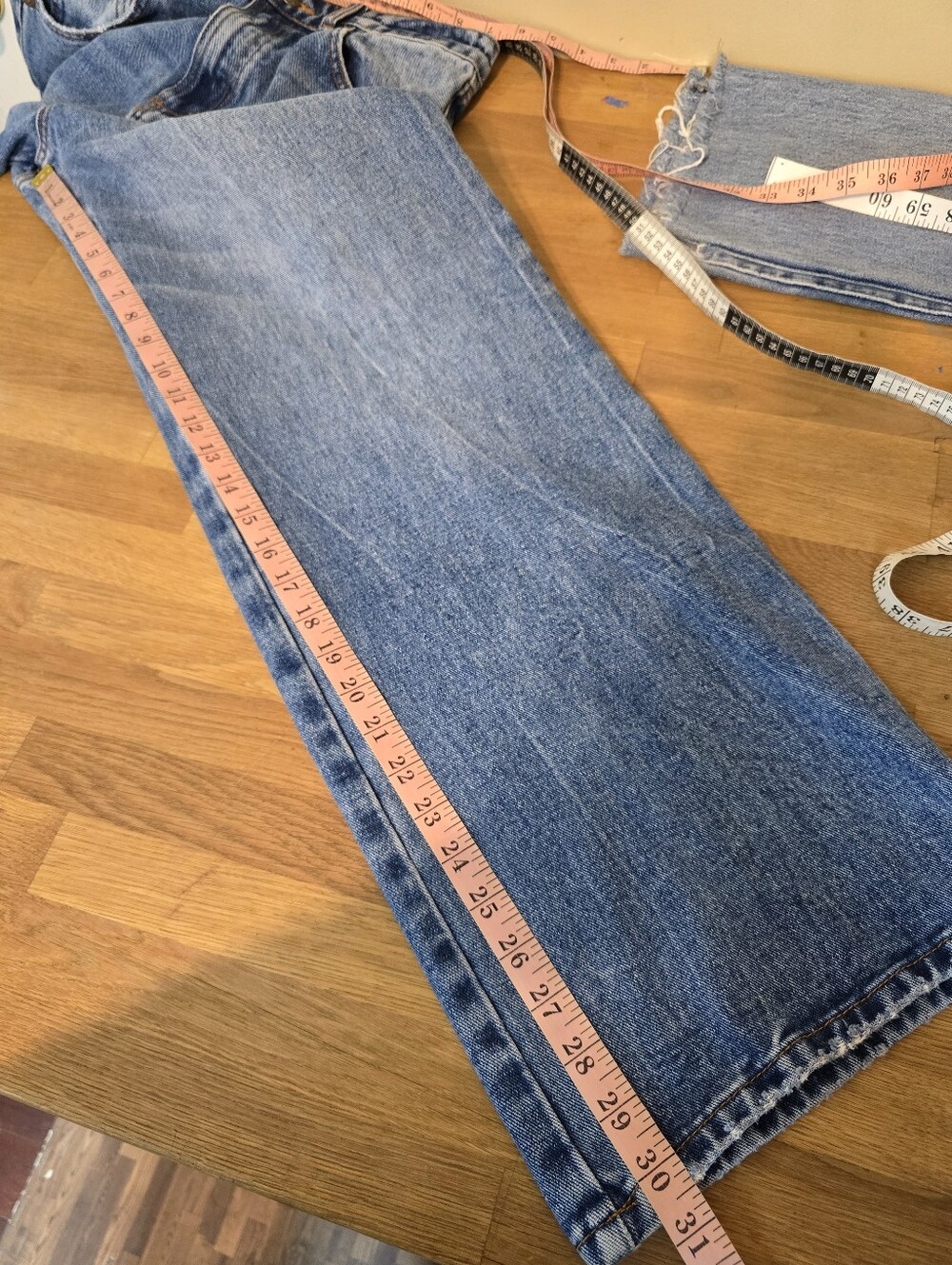 Billabong Aaliyah Baggy Denim Jean In Alda Blue 30 - Picture 13 of 14